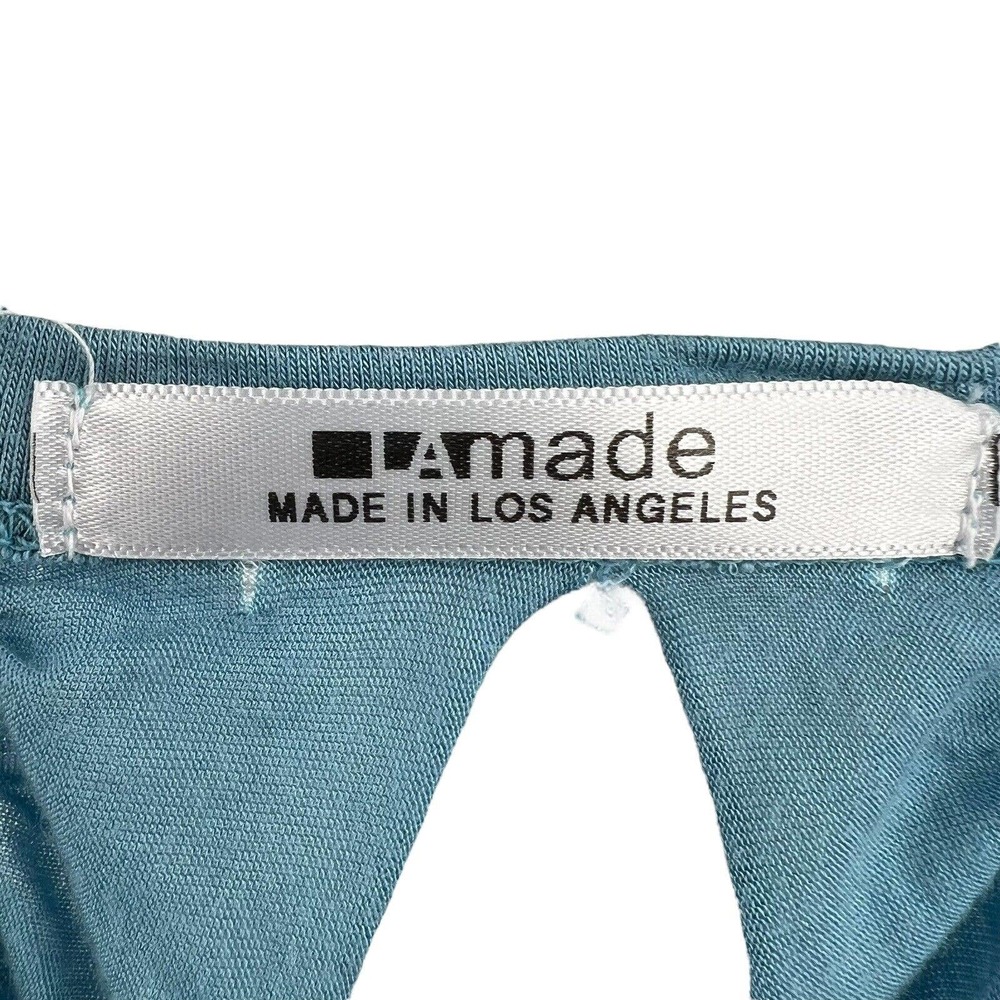 LAMade Blue Ruffle Tank Small New - Picture 5 of 6